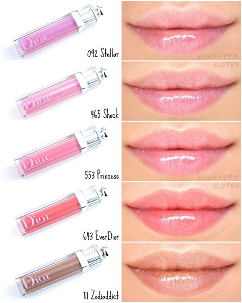 dior hloss|Dior lip gloss color chart.